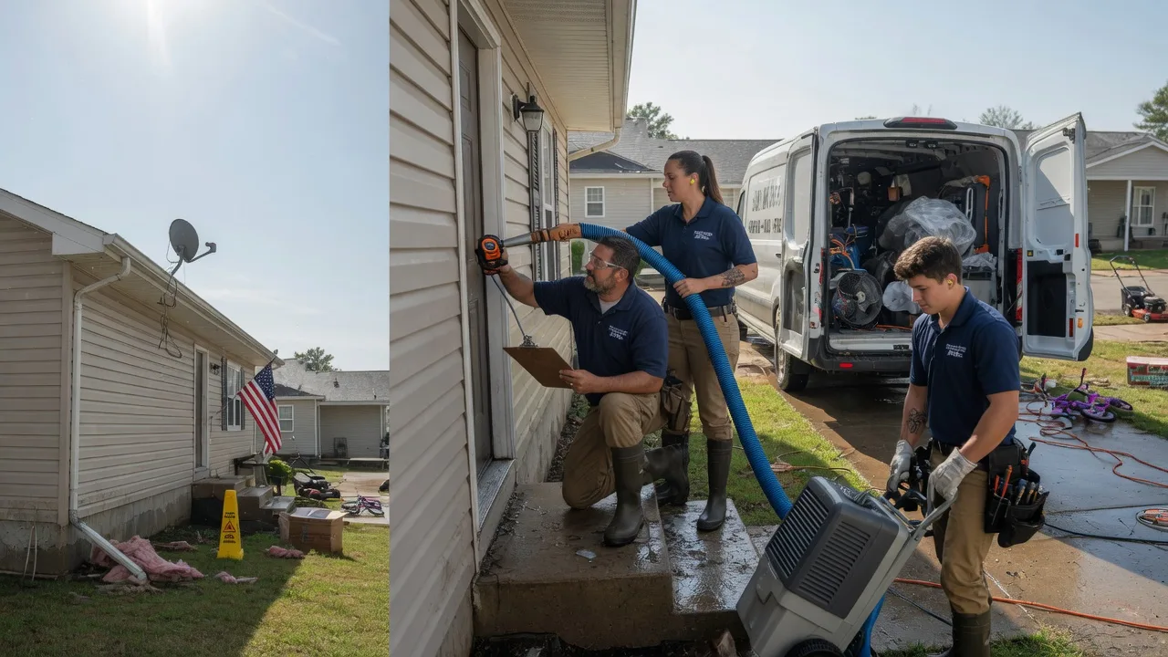 Ceiling Water Damage Restoration in Farmersville Station, NY near me